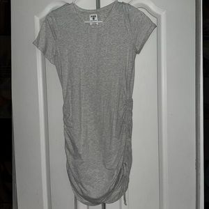 Gray Tshirt mini dress